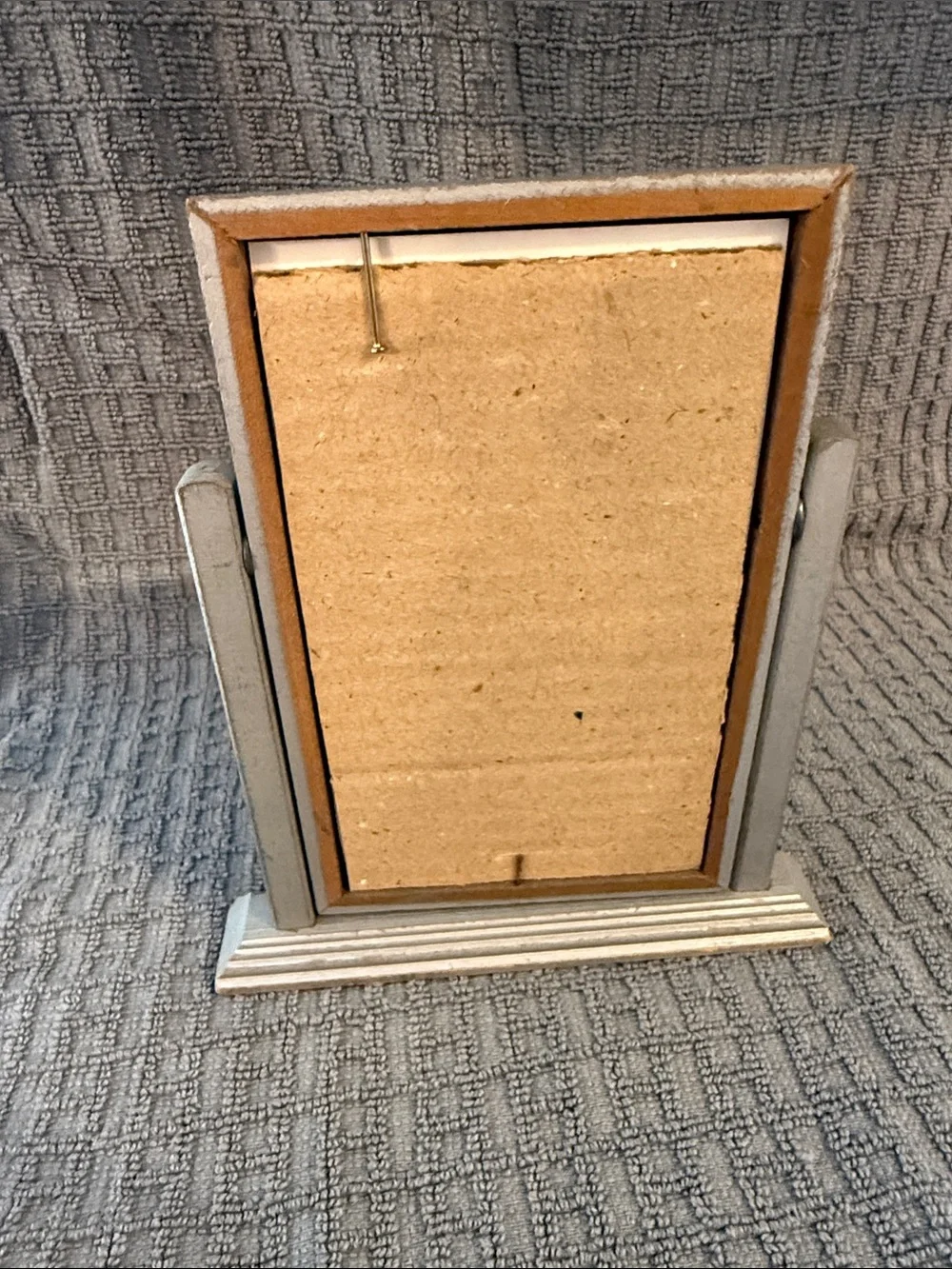 Vintage swivel wood frame Gray, add any print or picture